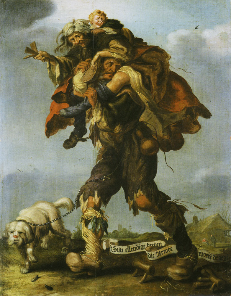 Adriaen van de Venne - Allegory of Poverty