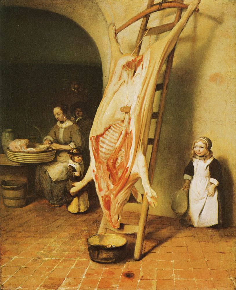 Barend Fabritius - The slaughtered pig