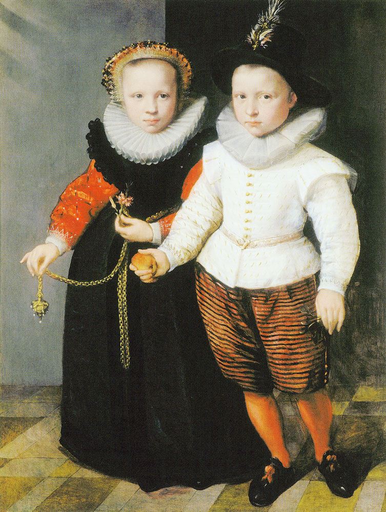Anonymous - Double Portrait of a Boy and a Girl