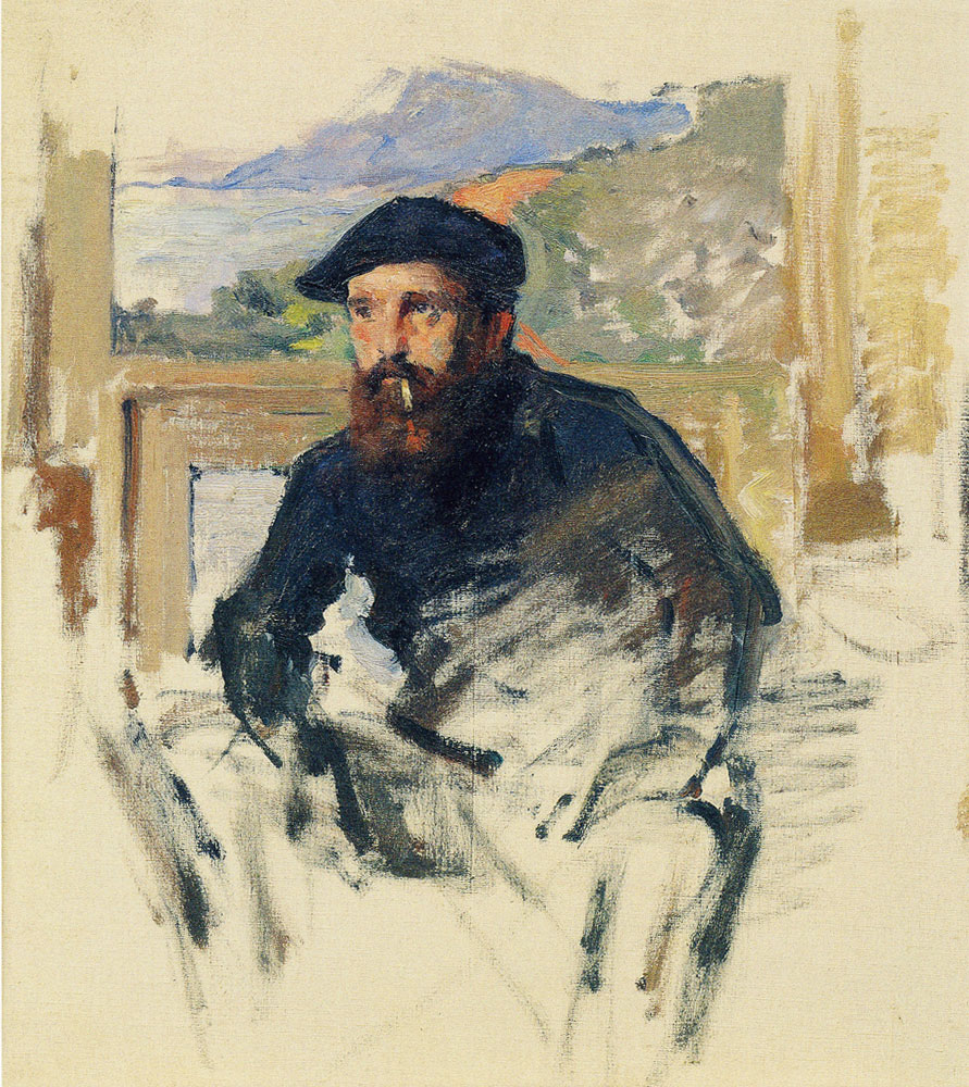 Claude Monet - Self-Portrait in His Atelier