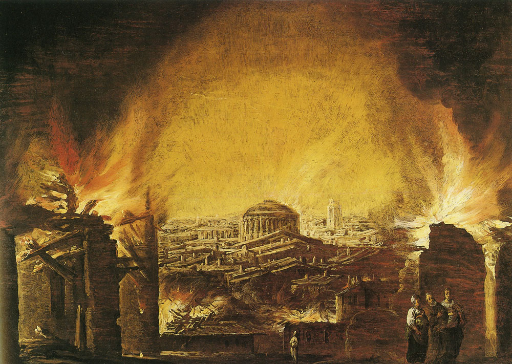 Domenico Fetti - The Burning and Destruction of Sodom
