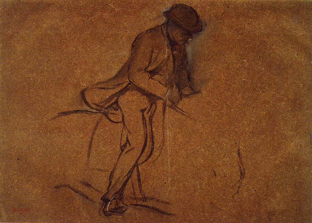 Edgar Degas - Man Riding