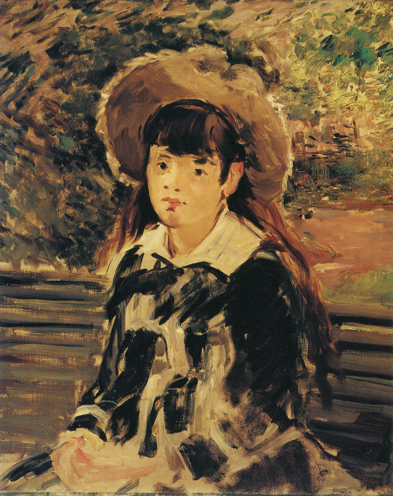 Edouard Manet - Young Girl on a Bench