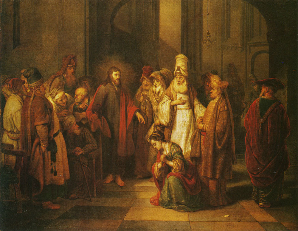Gerbrand van den Eeckhout - Christ and the woman taken in adultery