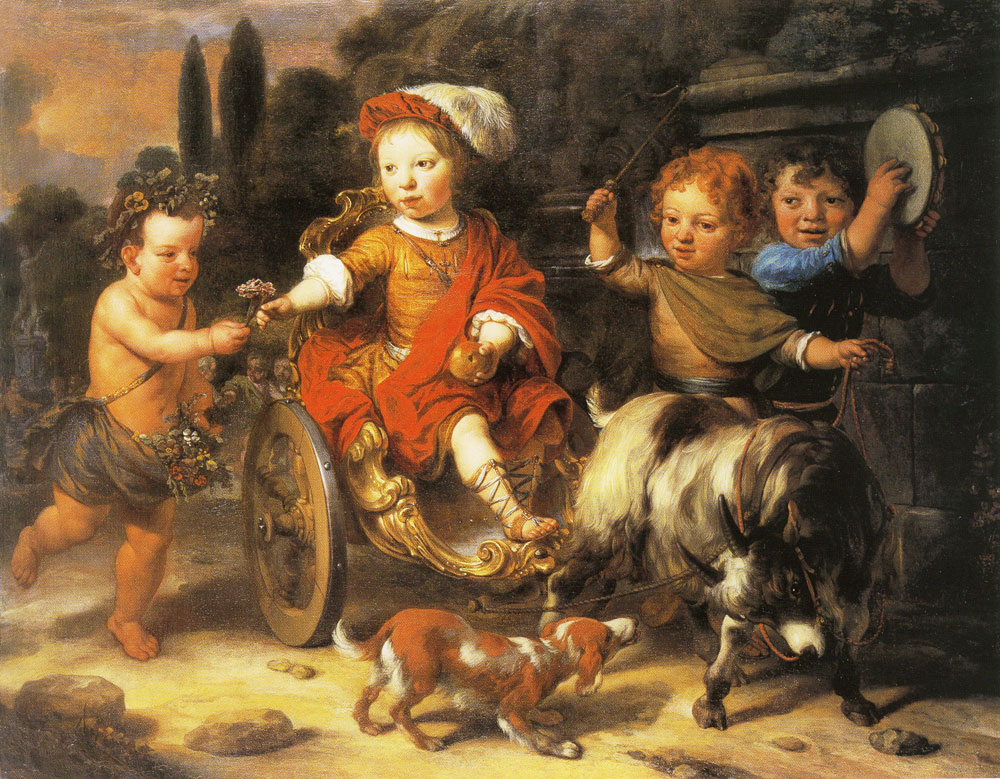 Gerbrand van den Eeckhout - Willem Woutersz. Oorthoorn in a Goat-Cart