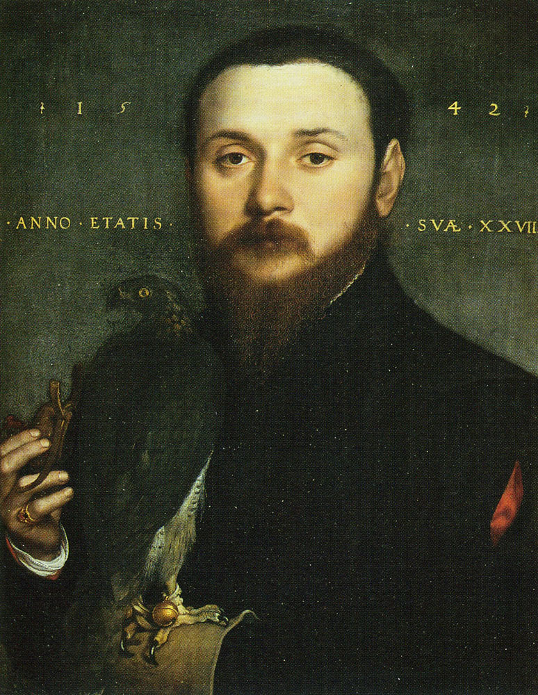 Hans Holbein the Younger - Portrait of a falconer