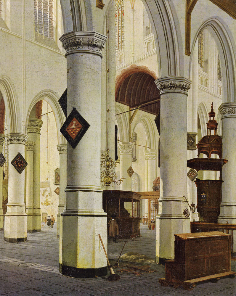 Hendrick van Vliet - Interior of the Oude Kerk, Delft