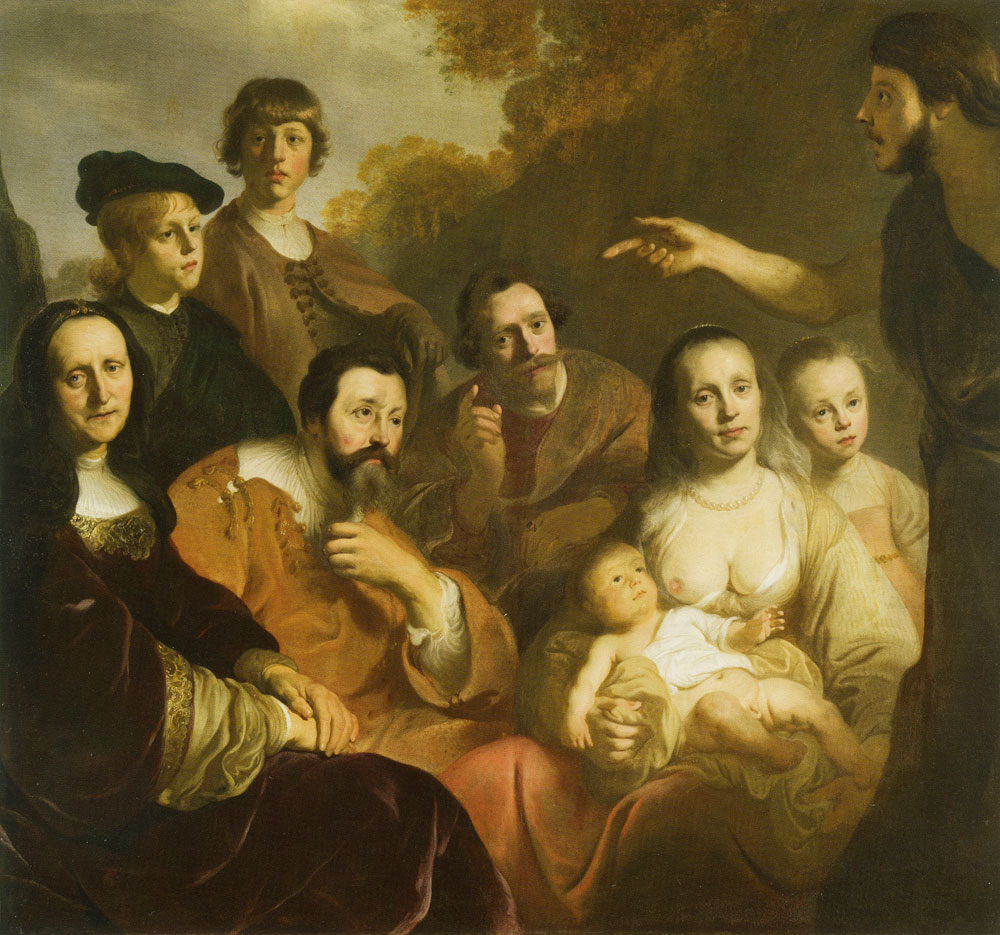 Jacob Backer - Family Portrait with John the Baptist