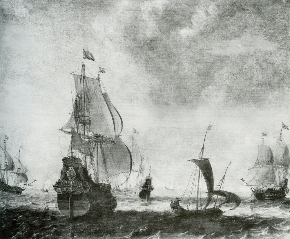 Circle of Jacob Bellevois - Dutch Ships in a Lively Breeze