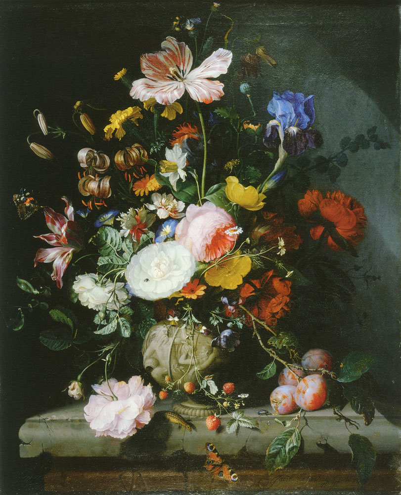 Jacob van Walscapelle - Still life with flowers