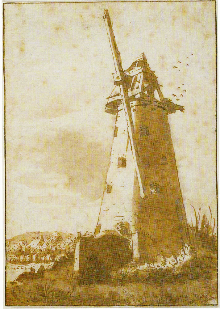 Jan de Bisschop - Ruined Windmill