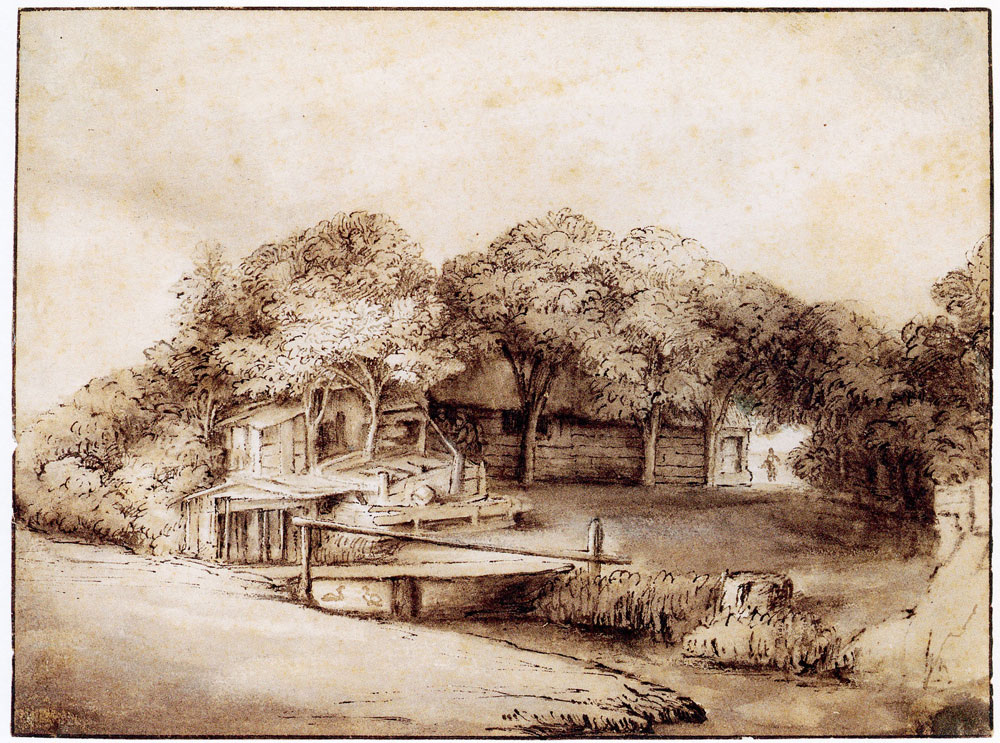 Jan Ruyscher - Farmhouse among trees