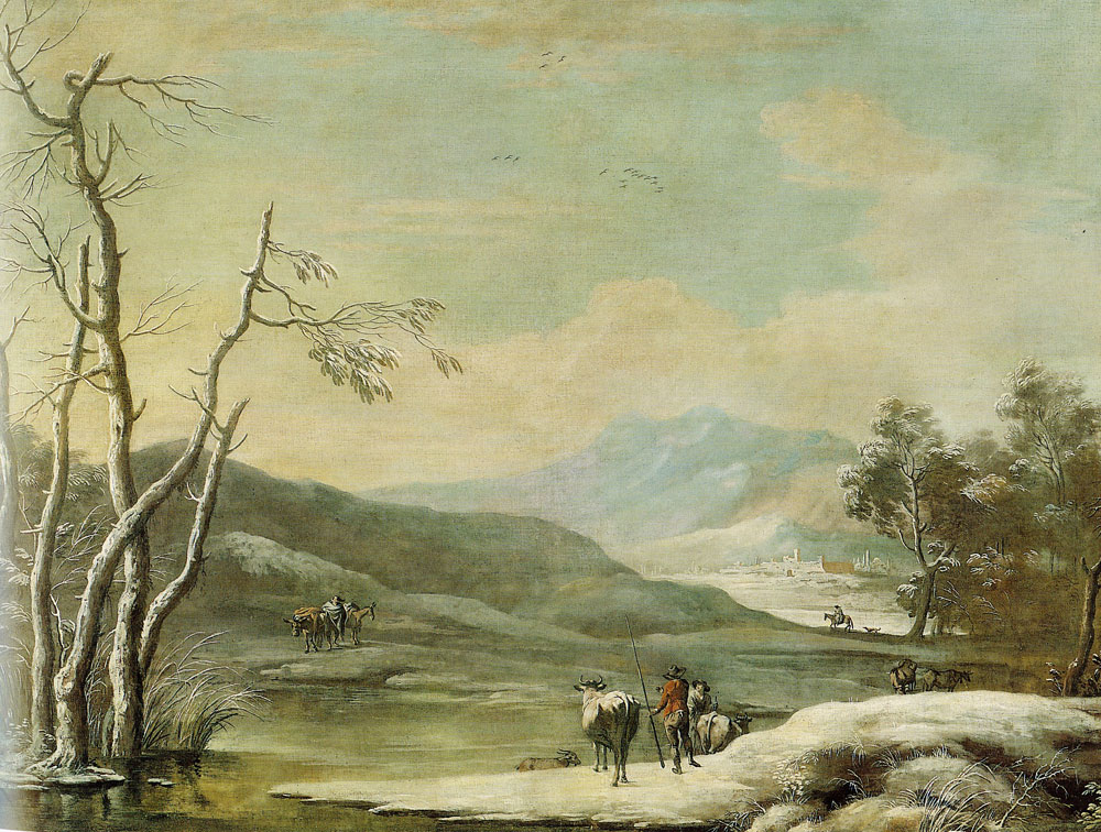Marco Ricci - Winter Landscape
