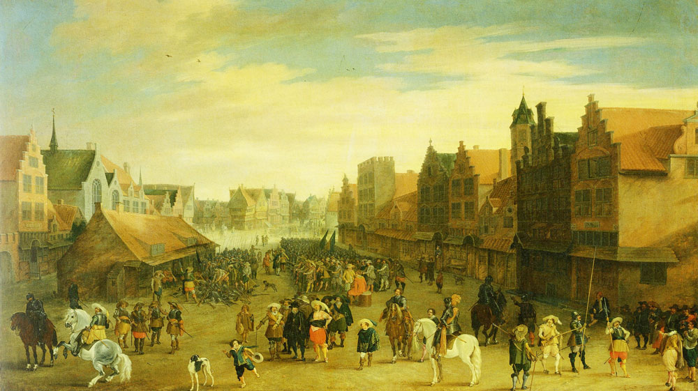 Pauwels van Hillegaert - The Disbanding of the 'Waardgelders' by Prince Maurits in Utrecht, 31 July 1618