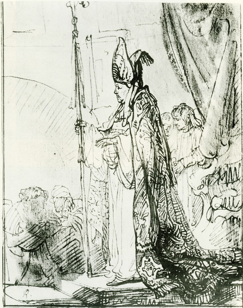 Rembrandt - The Investiture of St. Augustine