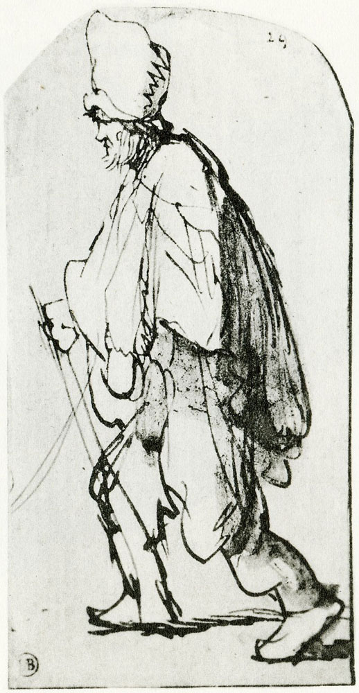 Rembrandt - Man in a High Cap