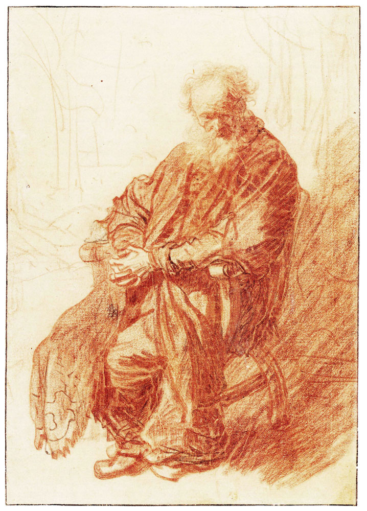 Rembrandt - Old Man with Clasped Hands