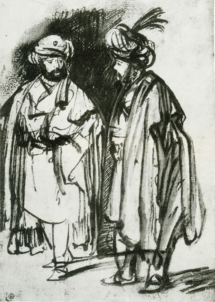 Rembrandt - Two Orientals Standing
