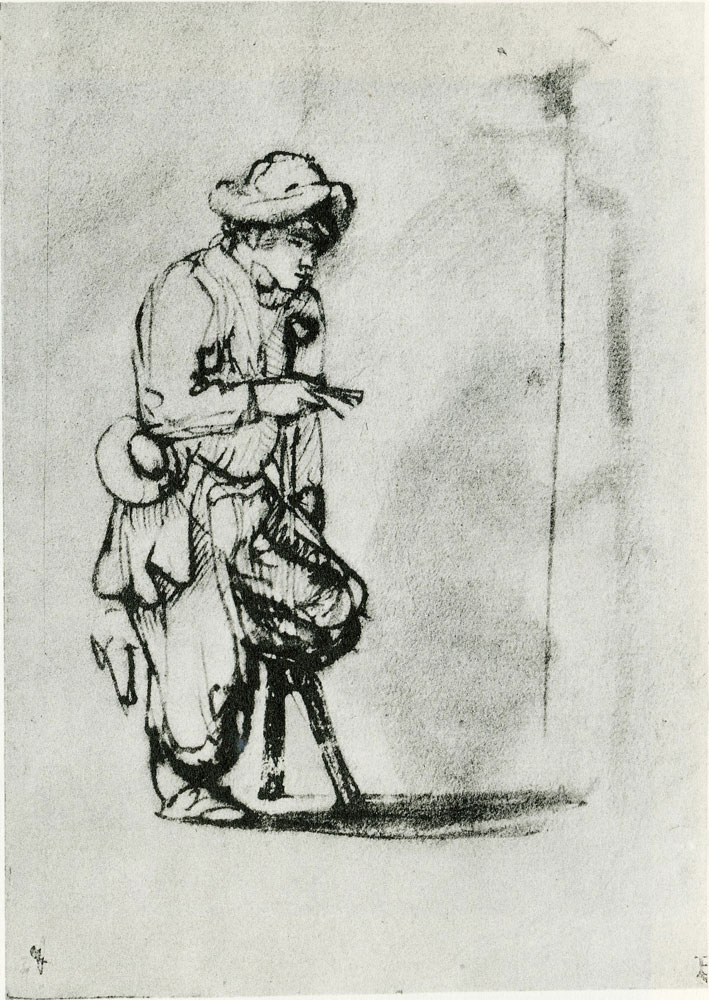Rembrandt - Young Boy with a Wooden Leg and a Rattle