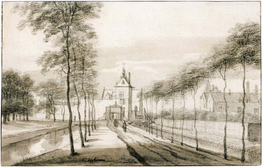Roelant Roghman - View of the gatehouse and Langerak castle