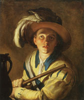 Abraham Bloemaert Flute Player
