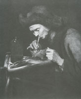 Abraham van Dijck Old Woman Smoking