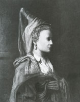 Abraham van Dijck Young Woman with Burgundian Headdress