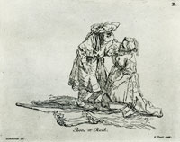Bernard Picart after Rembrandt Boaz and Ruth