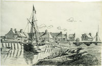 Claude Monet The Port at Touques