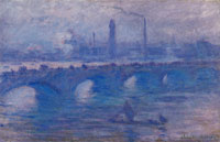 Claude Monet Waterloo Bridge, Morning Fog