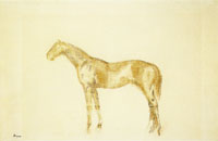 Edgar Degas Horse