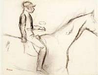 Edgar Degas Jockey