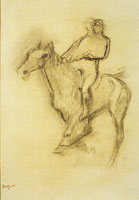 Edgar Degas Jockey