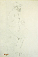 Edgar Degas Study of a Jockey
