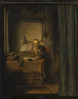Gerbrand van den Eeckhout Scholar in His Study