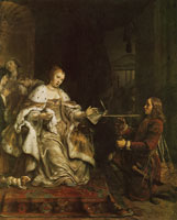 Gerbrand van den Eeckhout Sophonisba receiving the cup of  poison