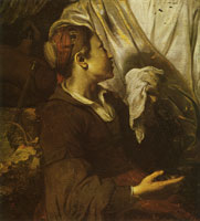 Govert Flinck Hagar and the angel