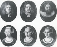 Heinrich Jansen Three sons and three daughters of the Jebsen family