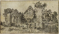Hercules Segers The Ruins of the Abbey at Rijnsburg