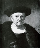 Jacob Adriaensz. Backer Old man with beret and fur coat