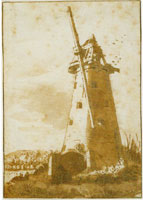 Jan de Bisschop Ruined Windmill