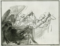 Joseph Schmidt after Rembrandt The Raising of the Daughter of Jairus
