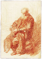 Rembrandt Old Man with Clasped Hands