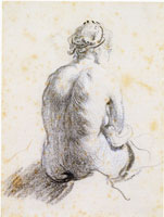 Rembrandt Study of a Female Nude