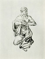 Rembrandt Study for a St. Jerome Repentant