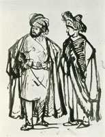Rembrandt Two Orientals Standing