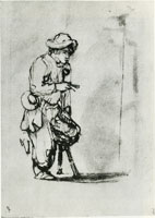 Rembrandt Young Boy with a Wooden Leg and a Rattle