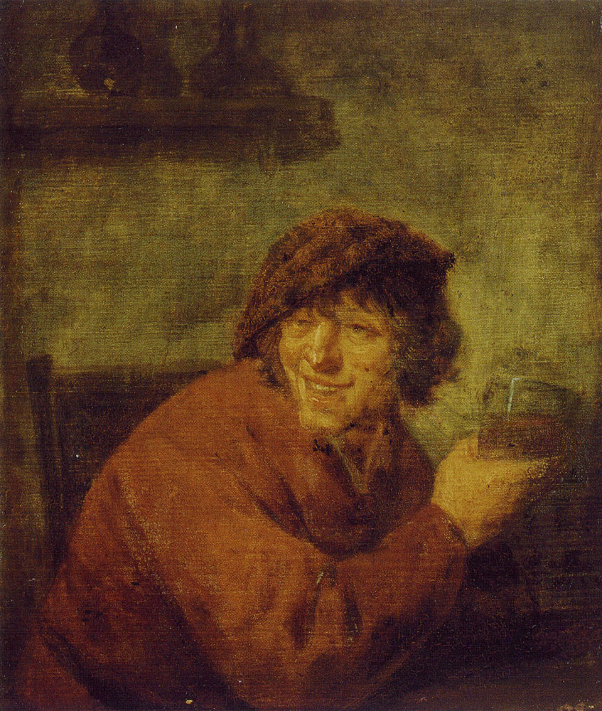 Adriaen van Ostade - Peasant Drinking