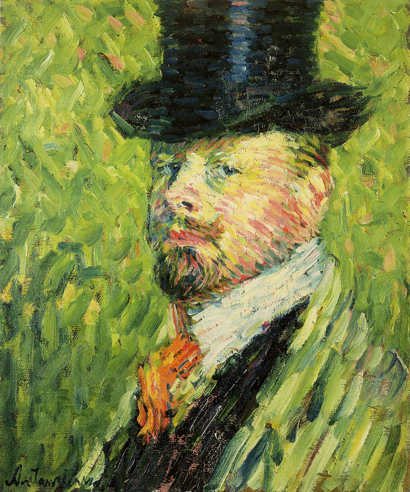 Alexej von Jawlensky - Self-portrait with Top Hat
