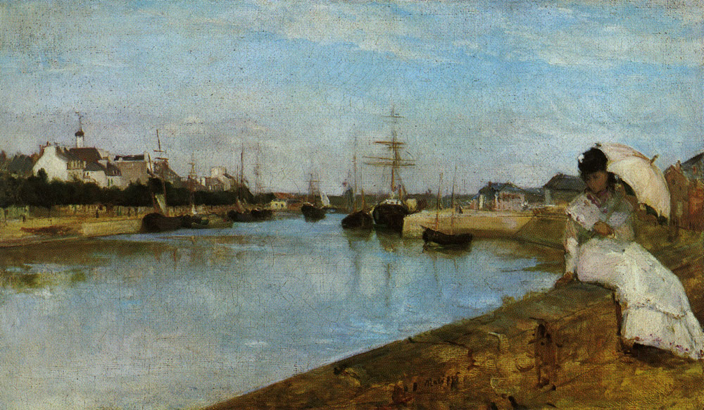 Berthe Morisot - The harbor at Lorient